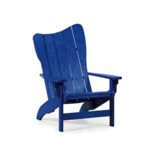  Casual Living Right Wave Adirondack Chair, Blue, 31W x 34D 