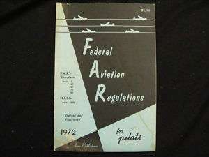 1972 Federal Aviation Regulations For Pilots  