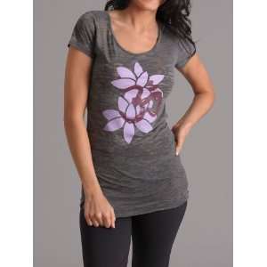  Aum Clothing Aum Flower Front Burnout Tunic Sports 