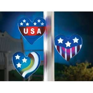  Suction Cup Lighted Hearts Window Decor by Winston Brands 