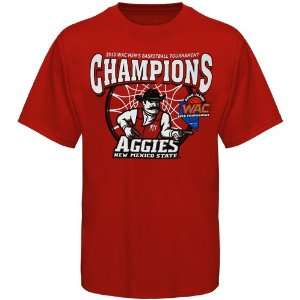 NCAA New Mexico State Aggies Red 2010 Mens Basketball WAC Tournament 