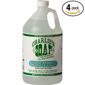 Charlies Soap Indoor / Outdoor Surface Cleaner Concentrated, 128 