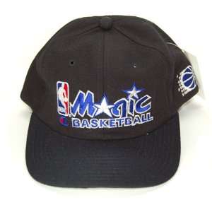  Vintage Orlando Magic Adjustable Snap Back Hat Cap   Black 