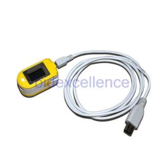   Fingertip Pulse Oximeter SPO2 monitor w free Software USB & 24Hours