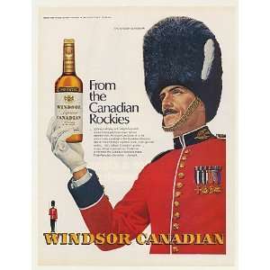  1971 Windsor Guardsman Windsor Canadian Whisky Print Ad 