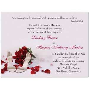  Petals and Toes Wedding Invitations 