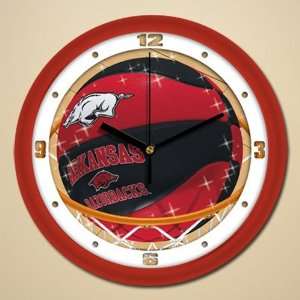 NCAA Arkansas Razorbacks 11.5 Slam Dunk Wall Clock  