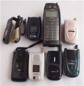   of 7 Sprint Phones of Different Models ASIS for Parts or Repair  