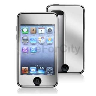   Skin Cover+Mirror LCD Film For Apple Ipod Touch 3 3rd 3G 2nd Gen 2G 2