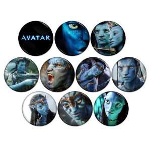  Set of 10 AVATAR 1.25 MAGNETS 2009 Science Fiction 