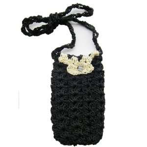 CLEARANCE ITEM   Handmade Celphone Carrying Case   Crocheted Beauty in 