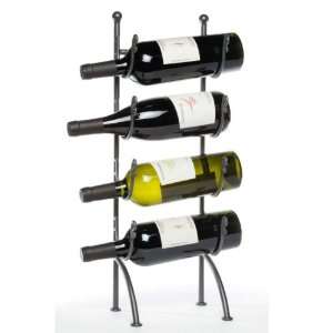  Piccolo 4 Bottle Wine Stand or Wine Rack Saves Space 