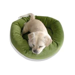  Room Candy Velour For Sure Donut Dog Bed (Green Tea) Small 