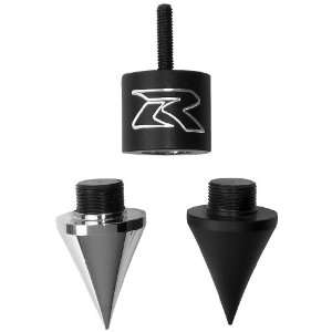 Street Bikes Unlimited Bar Ends   Pointed   Black HG002 PP