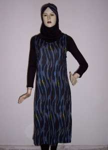 PLUS Size Full Cover Muslim Islamic Modest Swimsuit Swimwear w/Leotard 
