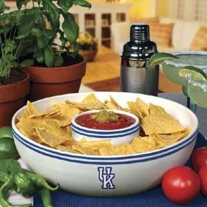 KENTUCKY WILDCATS Ceramic CHIP And DIP SET (Serving Plate 13 x 4) by 