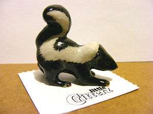 Little Critterz Stinker The Skunk, Miniature Animal Figurine 
