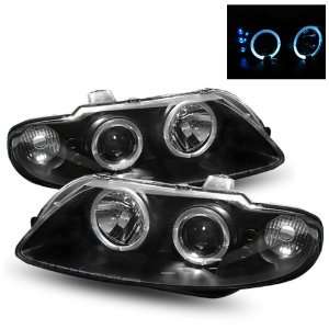  04 06 Pontiac GTO Black LED Halo Projector Headlights 