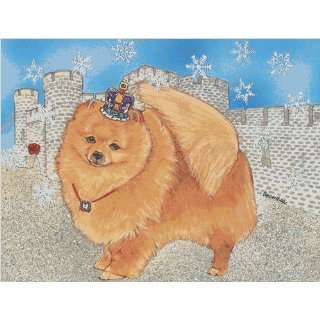  Pipsqueak Productions C914 Holiday Boxed Cards  Pomeranian 