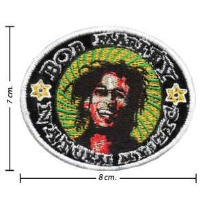 3pcs Bob Marley a Reggae Ska Band Logo III Embroidered Iron on Patches 