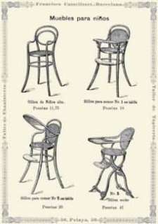 1890 Thonet Kohn Fischel Bentwood Furniture Catalog  