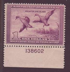 RW5 1938 Federal Duck Stamps MLH PNS #RW5DC0 BW  