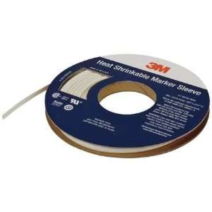  3M FP 303MS 3/16 WH Wire Marker,Heat Shrink,18AWG,100ft,WH 