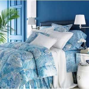   Lauren Bedding Jamaica Blue Paisley Twin Comforter
