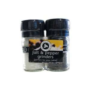 Sea Salt and Black Pepper Table Grinders   2.2 oz/1.2 oz by The Cape 