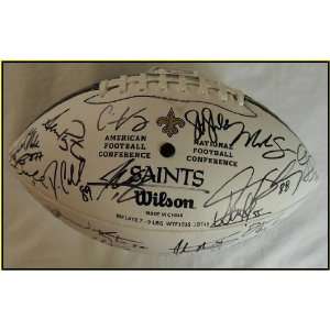  New Orleans Saints Team Signed Logo Football Everything 