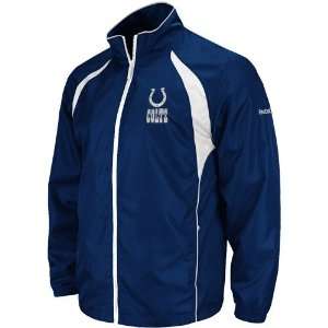 Indy Colt Jackets  Reebok Indianapolis Colts Royal Blue Trainer Full 