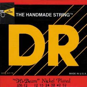  DR Strings Electric Guitar Strings, Hi Beam, Hex Core 12 