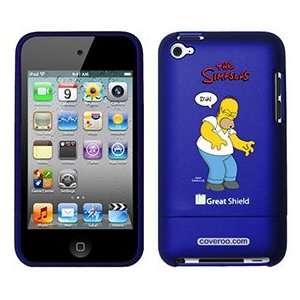 Homer Simpson Doh on iPod Touch 4g Greatshield Case 