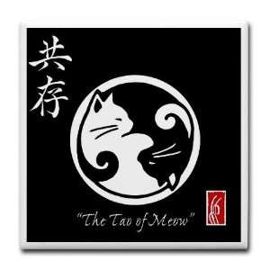  Tao of Meow /Trivet Pets Tile Coaster by  