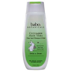 Babo Botanicals, CUCUMBER ALOE VERA Clean Sport Shampoo & Wash (Swim 