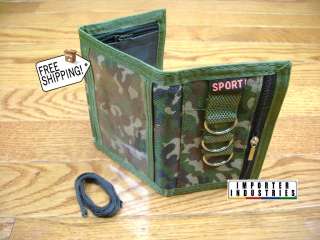 NEW Military Style Deluxe Tri Fold ID Wallet Camo Camoflage Army 