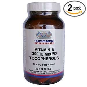  Healthy Aging Nutraceuticals Vitamin E 200 Iu Mixed 