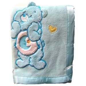  Care Bears Luxury Baby Nursery Blanket with Satin Trim and 