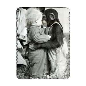  Baby Bill and Pepe the chimp rub noses July   iPad Cover 