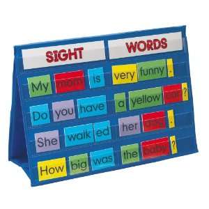  Smethport Tabletop Pocket Chart Sight Words Toys & Games