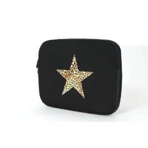  LUXE Cheetah Star Plush Netbook Case Electronics