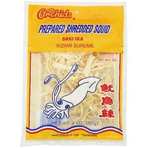 Dried Shredded Squid Kizami 2 oz  Grocery & Gourmet Food