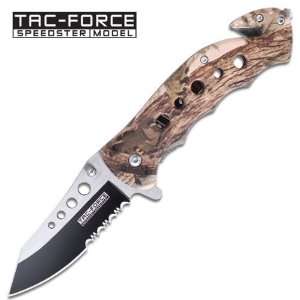   Tac Force Sidewinder Assisted Opening Rescue Knife   Desert Camo