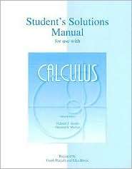 Students Solutions Manual to Accompany Calculus, (0072398590), Robert 