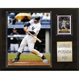  New York Yankees Jorge Posada 12x15 Player Plaque 