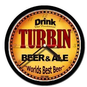  TURBIN beer and ale cerveza wall clock 