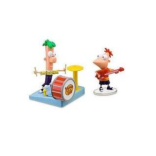  Disney Phineas and Ferb 2Pack Figure Set Agent P Candace 