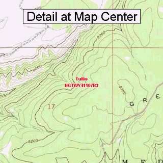  USGS Topographic Quadrangle Map   Tullis, Wyoming (Folded 