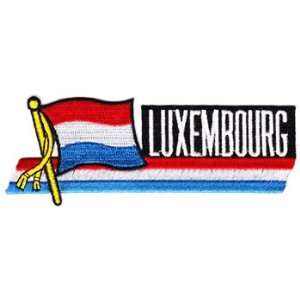  Luxembourg   Country Flag Patch Patio, Lawn & Garden