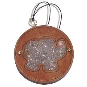  Magic Unique Gemstone and Wooden Amulet Lucky Elephant Car 